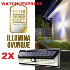 2PZ FARETTO LED DA ESTERNO CON