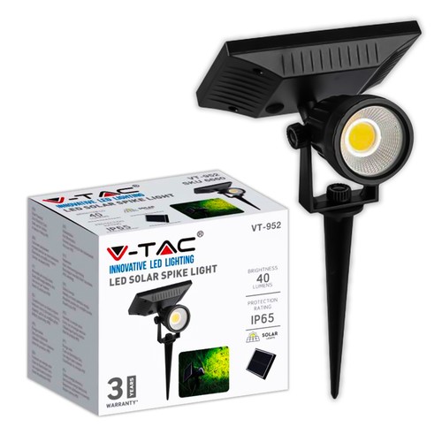 Lampada led cob solare - led, ip65