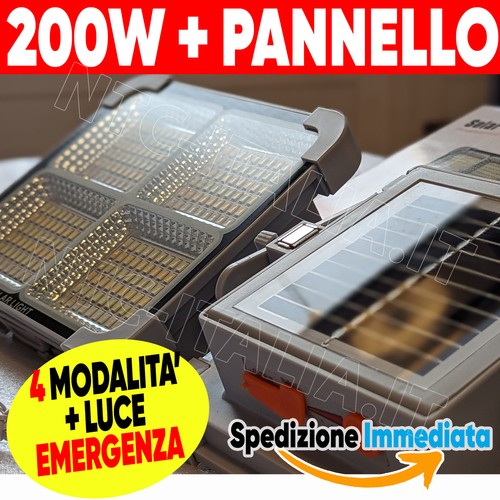 Faro 200w led pannello - ✔️faro, +pannello