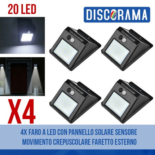 Faro led con pannello - 4x,