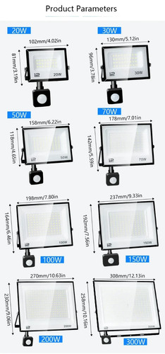 Faro led faretto con - , sensore